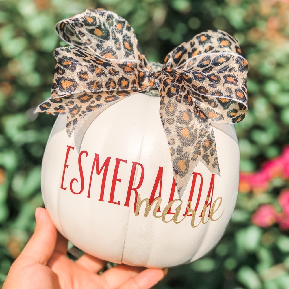 customized small pumpkins ✨